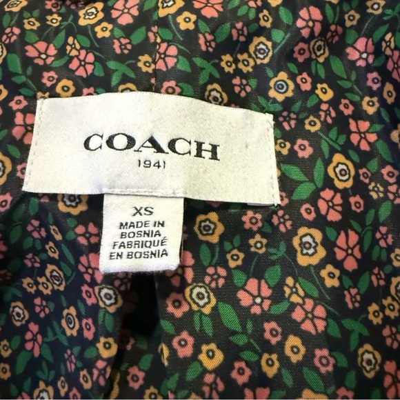 Coach Military Convertible Trench Coat - Picture 8 of 9
